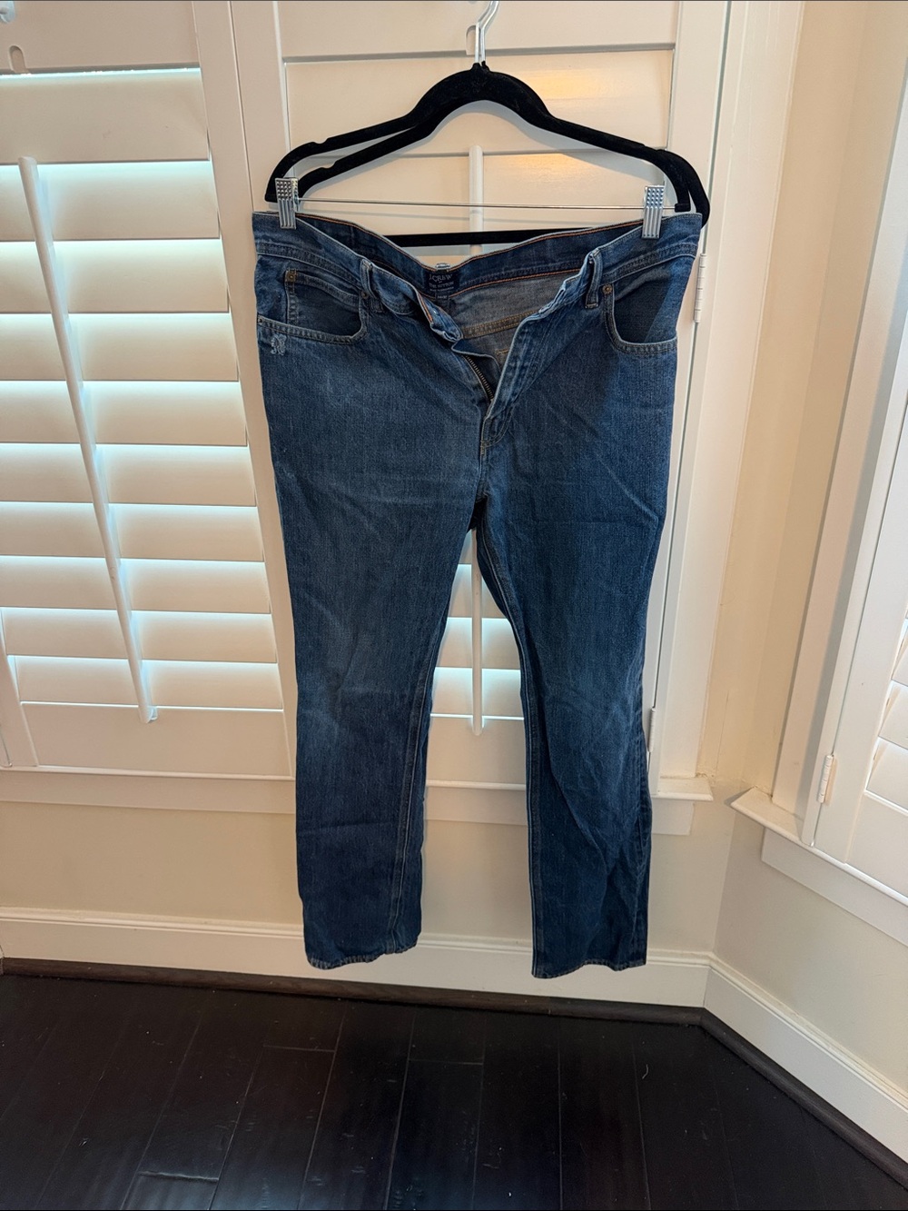 J. Crew Men's Relaxed Indigo Blue Jeans